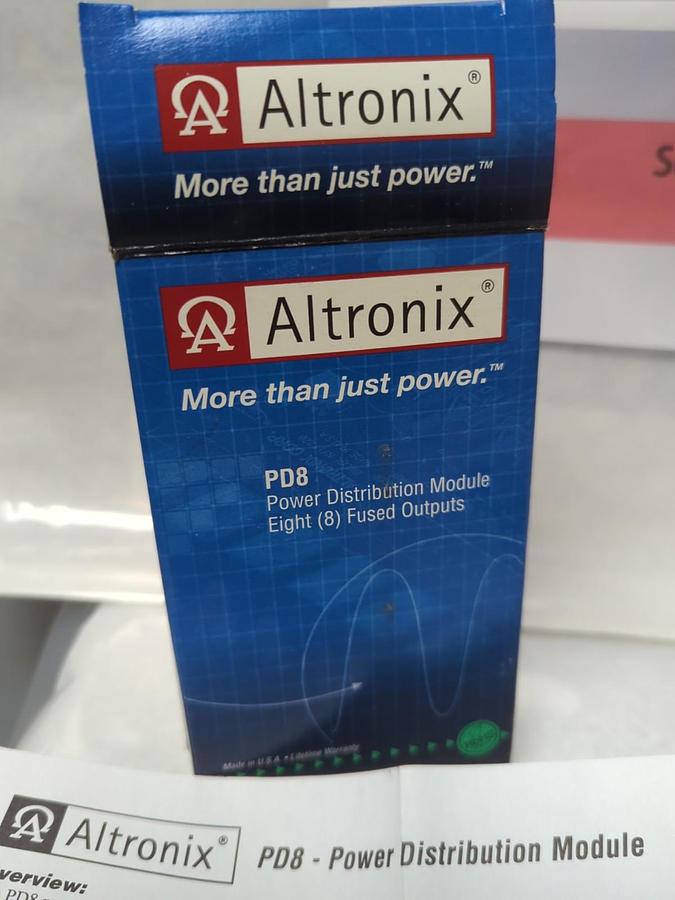 ALTRONIX,PD8,POWER DISTRIBUTION MODULE 8 FUSED OUTPUTS NOS