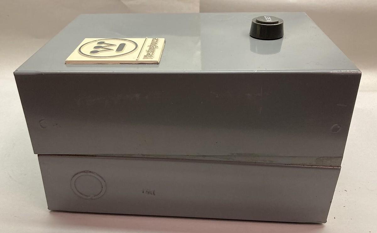 Used Westinghouse,A200S0CW,3-Phase Enclosed Motor Starter Size 0