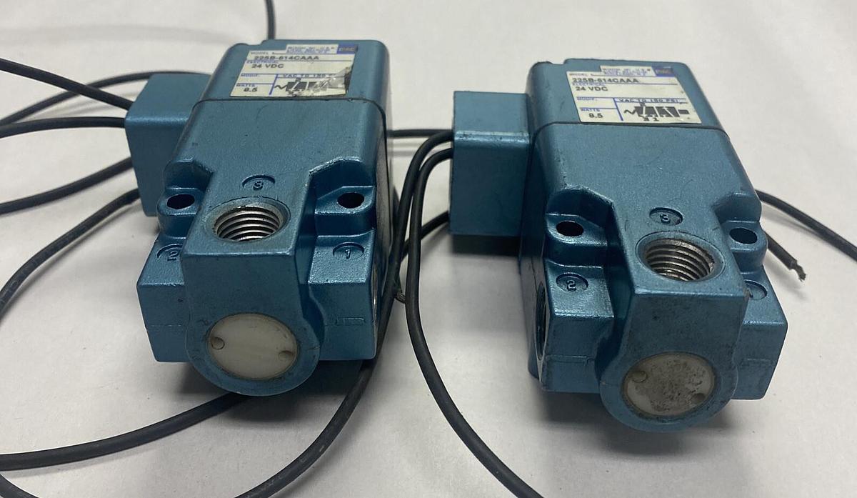 Used Mac,225B-614CAAA,Solenoid Valve Lot Of 2
