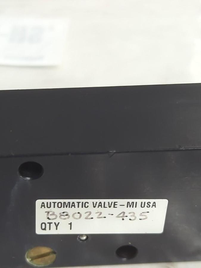 Used AUTOMATIC VALVE,B80ZZ-435,SOLENOID VALVE PRE-OWNED