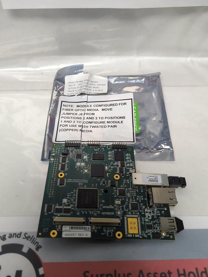 NIDEC,A40267,ETHERNET EXPANSION BOARD REV A NOS