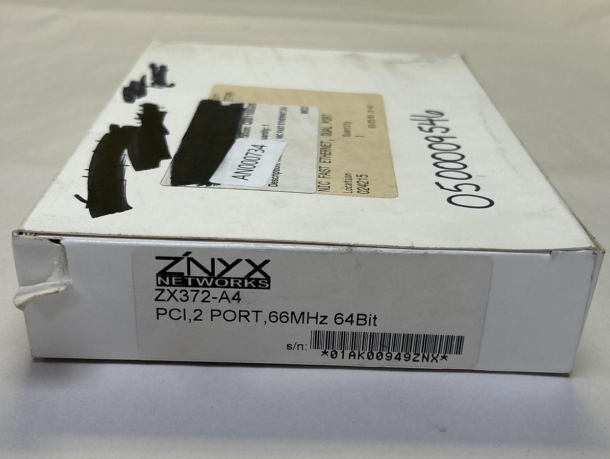 ZNYX,ZX372-A4,NIC FAST ETHERNET ADAPTER CIRCUIT BOARD NOS