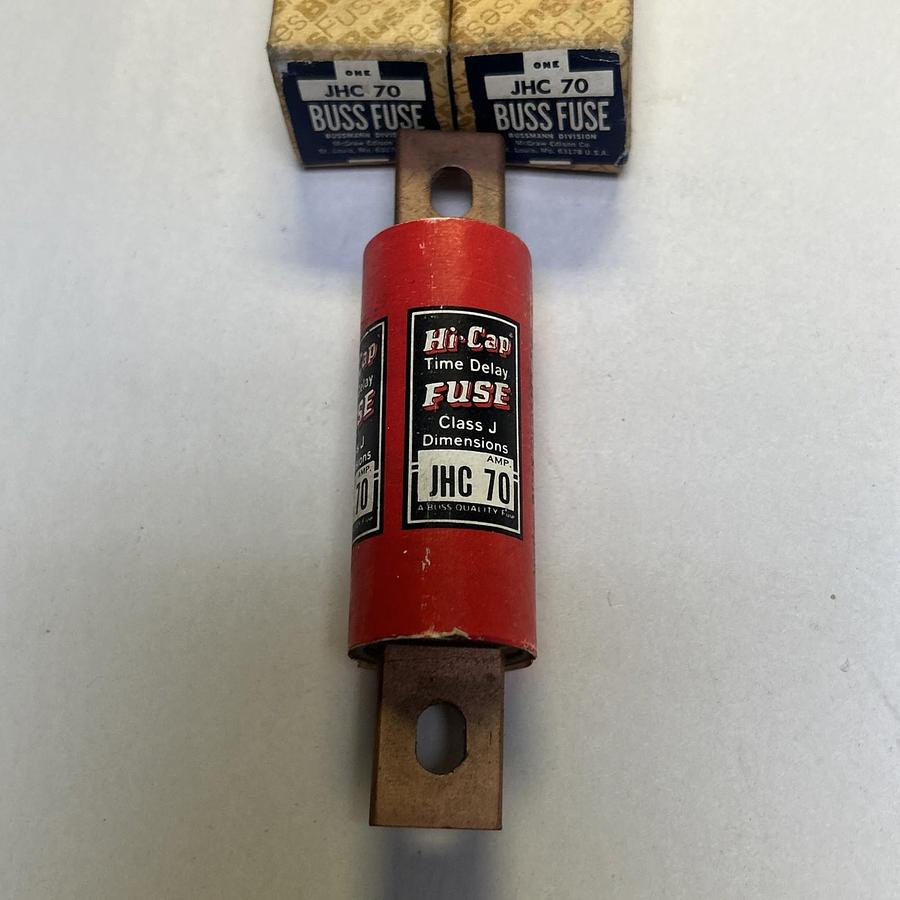 BUSSMANN,JHC70,FUSE 70A 600V LOT OF 2 NOS