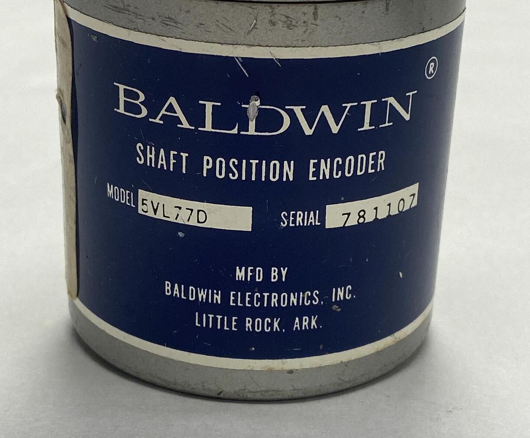 Used Baldwin,5VL77D,Shaft Position Encoder