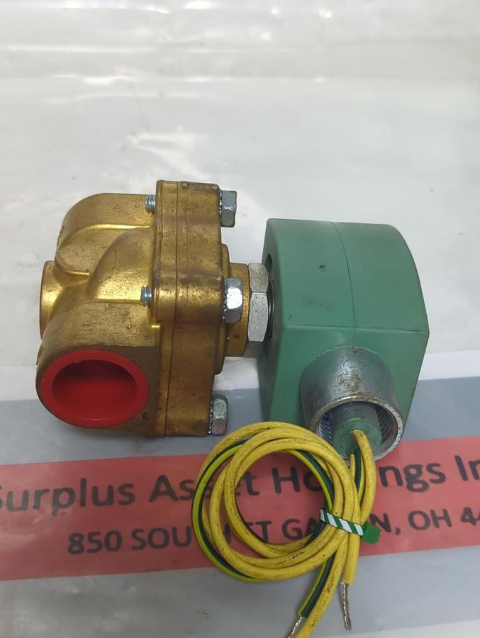 Used ASCO,8220G023,SOLENOID VALVE 3/4 INCH PRE-OWNED