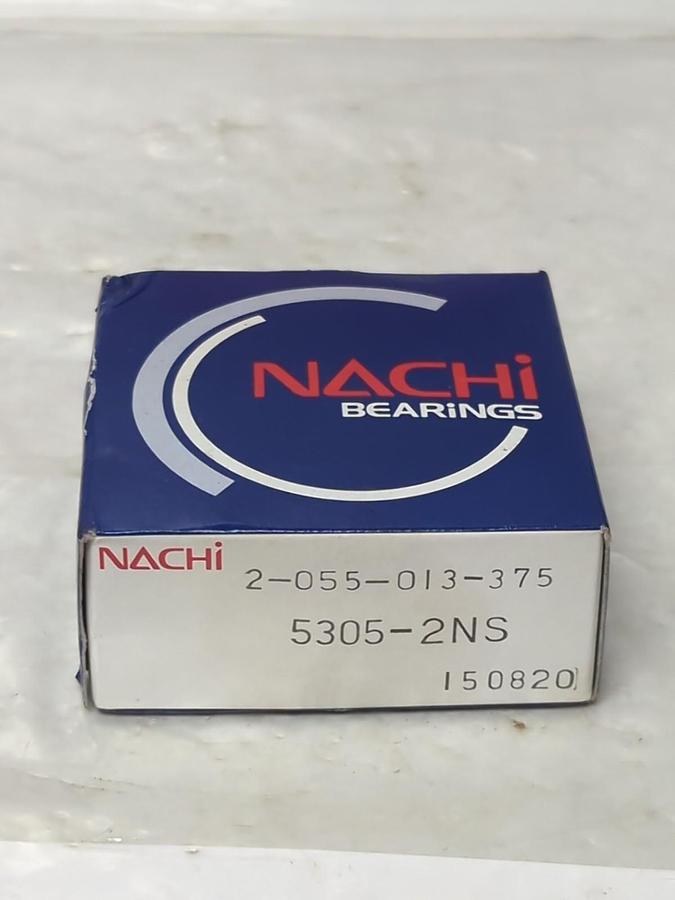 NACHI,5305-2NS,DOUBLE ROW ANGULAR CONTACT BEARING SEALED BOX NOS