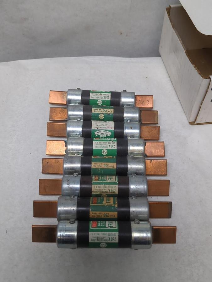 COOPER BUSSMANN,FRN-100,FUSETRON 100 AMP FUSE LOT OF 8 NOS