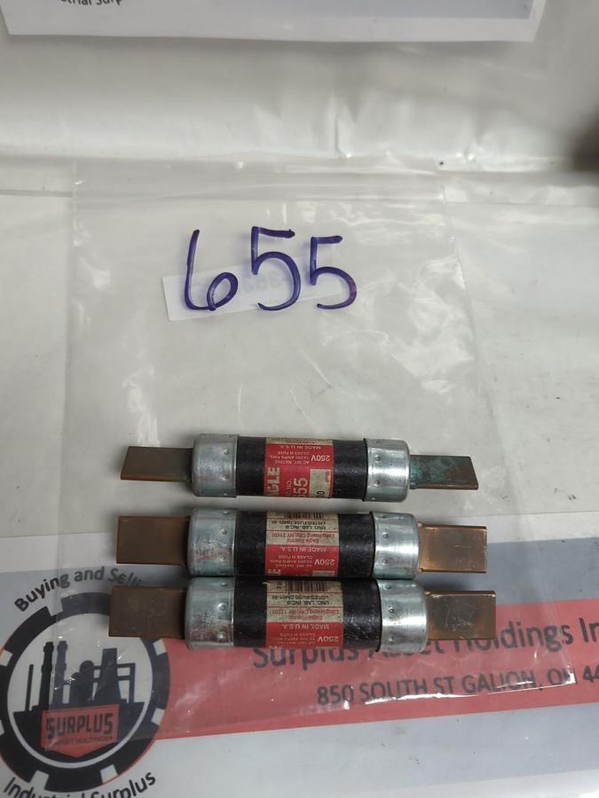 Used EAGLE,655,FUSE 100 AMP LOT OF 3 PRE-OWNED