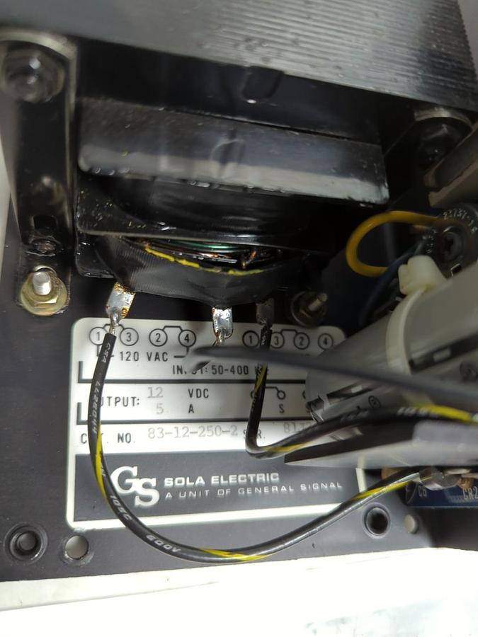 Used SOLA,83-12-250-2,POWER SUPPLY 12 VDC 5A PRE-OWNED