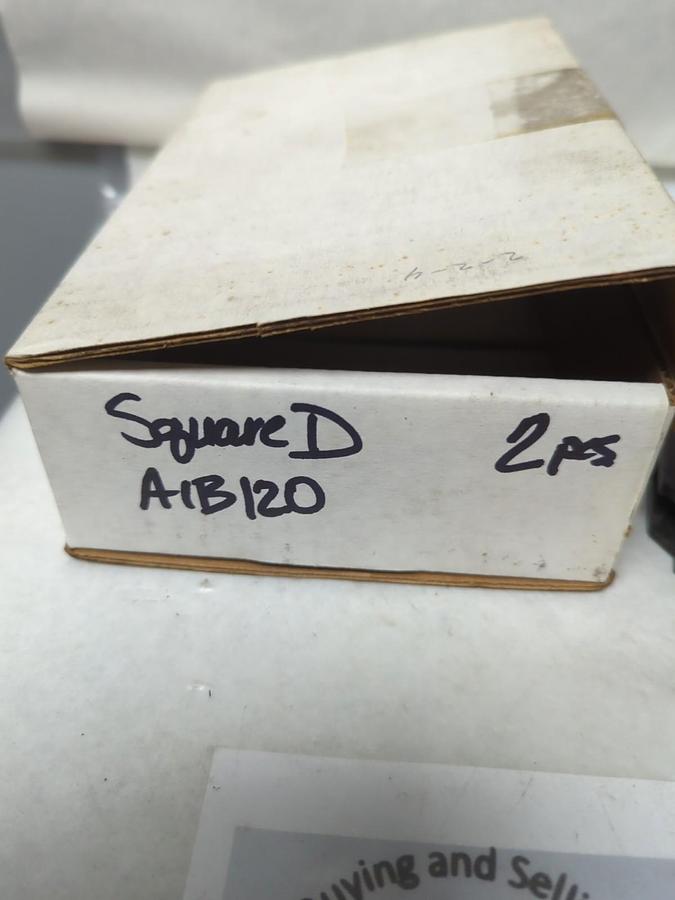 Used SQUARE D,A1B120,SLIM CIRCUIT BREAKER 20 AMP 1-POLE LOT OF 2 PRE-OWNED