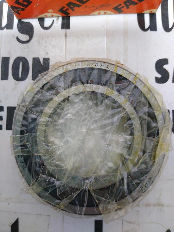 Used Fag,6209-2RSR-C3,Deep Groove Ball Bearing NOS