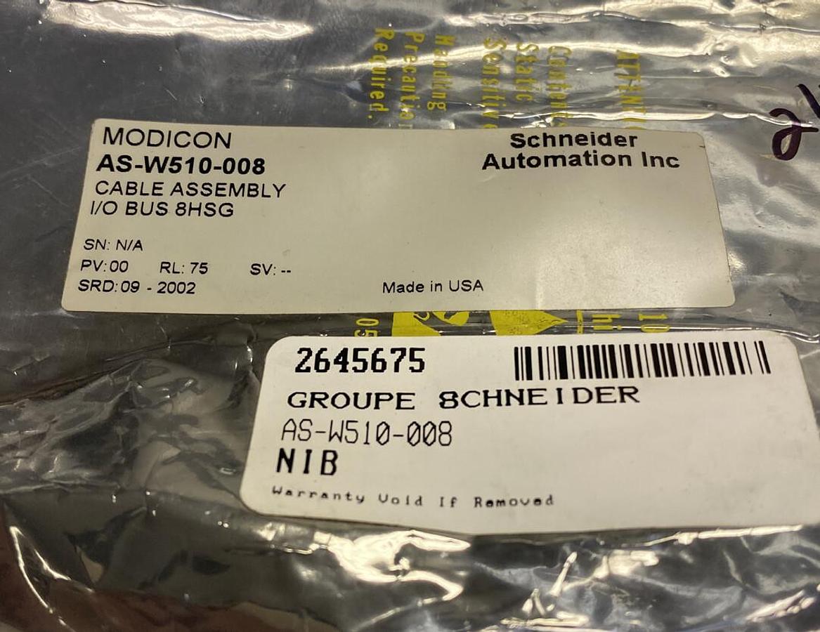 Modicon,AS-W510-008,Cable Assembly