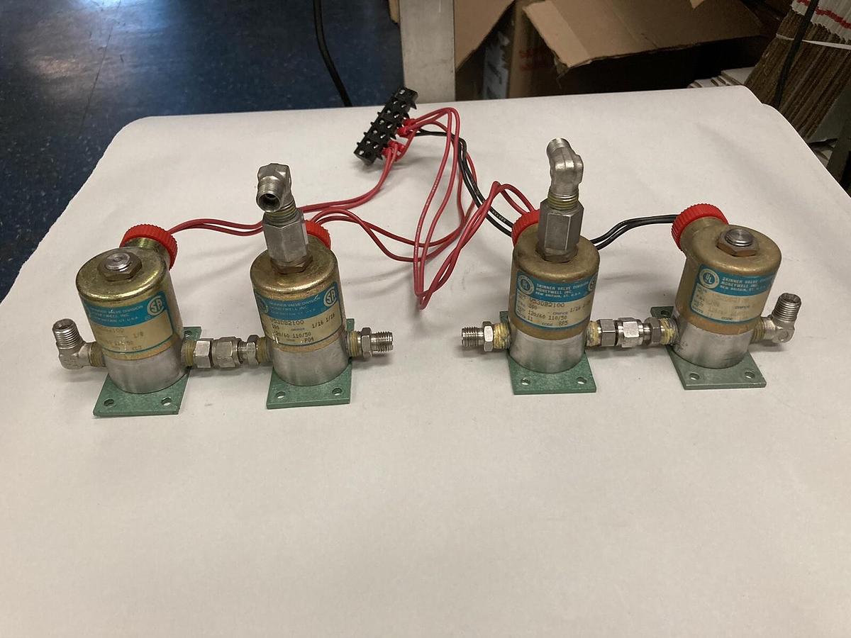 Used Skinner,V53DB2100,Solenoid Valve Set