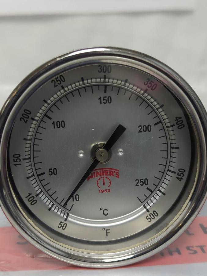 Used WINTERS,1953,TEMPERATURE GAUGE 10-250 C 50-500F PRE-OWNED