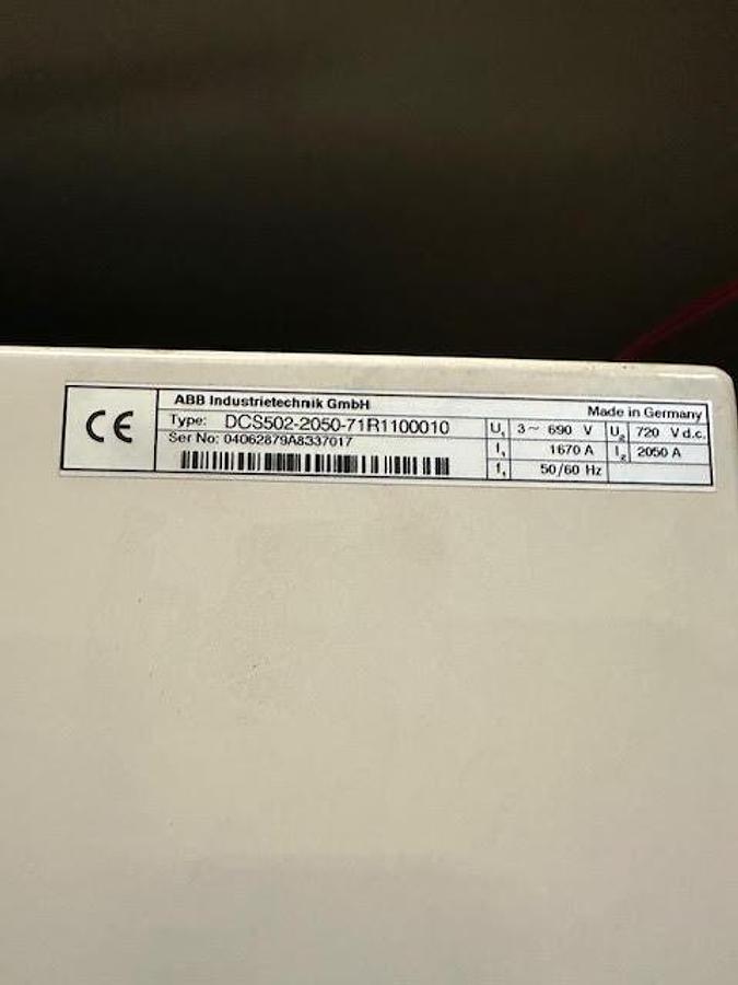 Used Drive Unit DCS502-2050-71R1100010 ABB