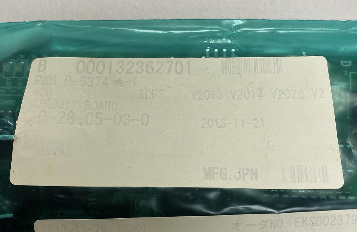 Used ISHIDA,P-5374A,WEIGHT CONTROL UNIT CARD NEW SEALED