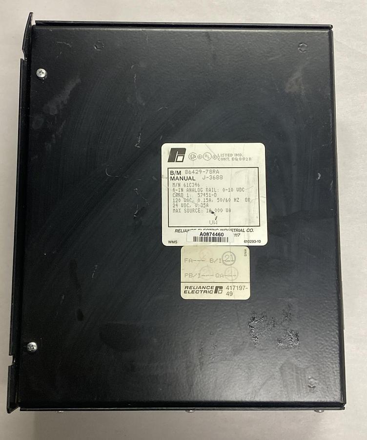 Used Reliance Electric,61C346,Analog Input Module Refurbished