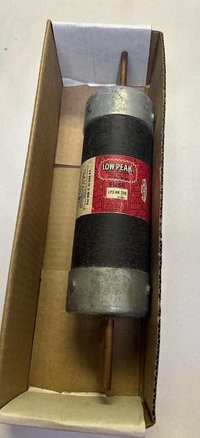 Used BUSSMANN,LPS-RK350,LOW PEAK FUSE 350A 600V