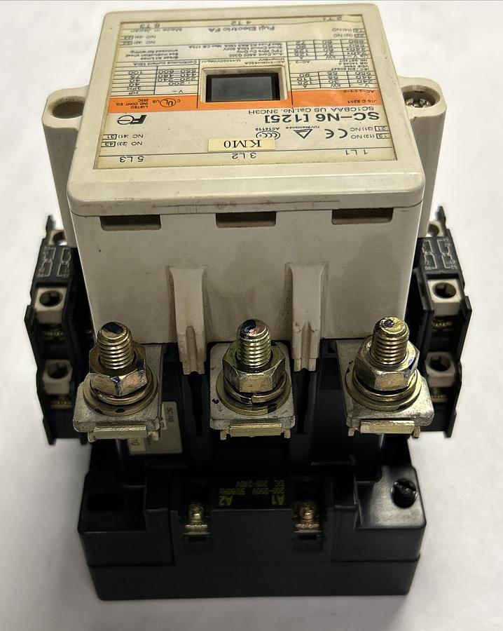 Used FUJI ELECTRIC,SC-N6 3NC3H,CONTACTOR