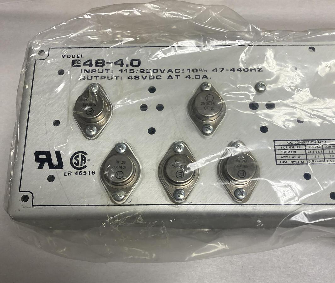 Condor,Model: E48-4.0,Power Supply NOS