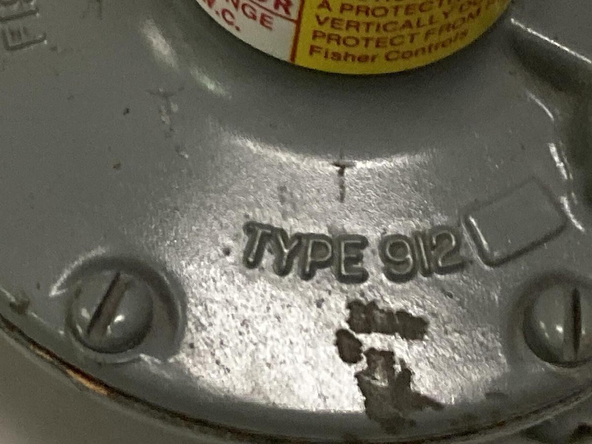 Used Fisher,Type 912,Pressure Reducing Regulator 250PSI