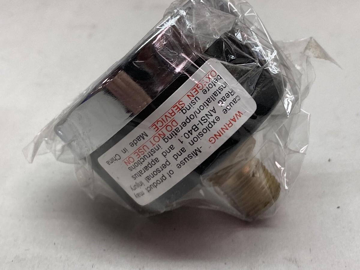 Sun Dragon,99301414,Pressure Gauge 1.5 Inch 160psi/bar 1/8NPT