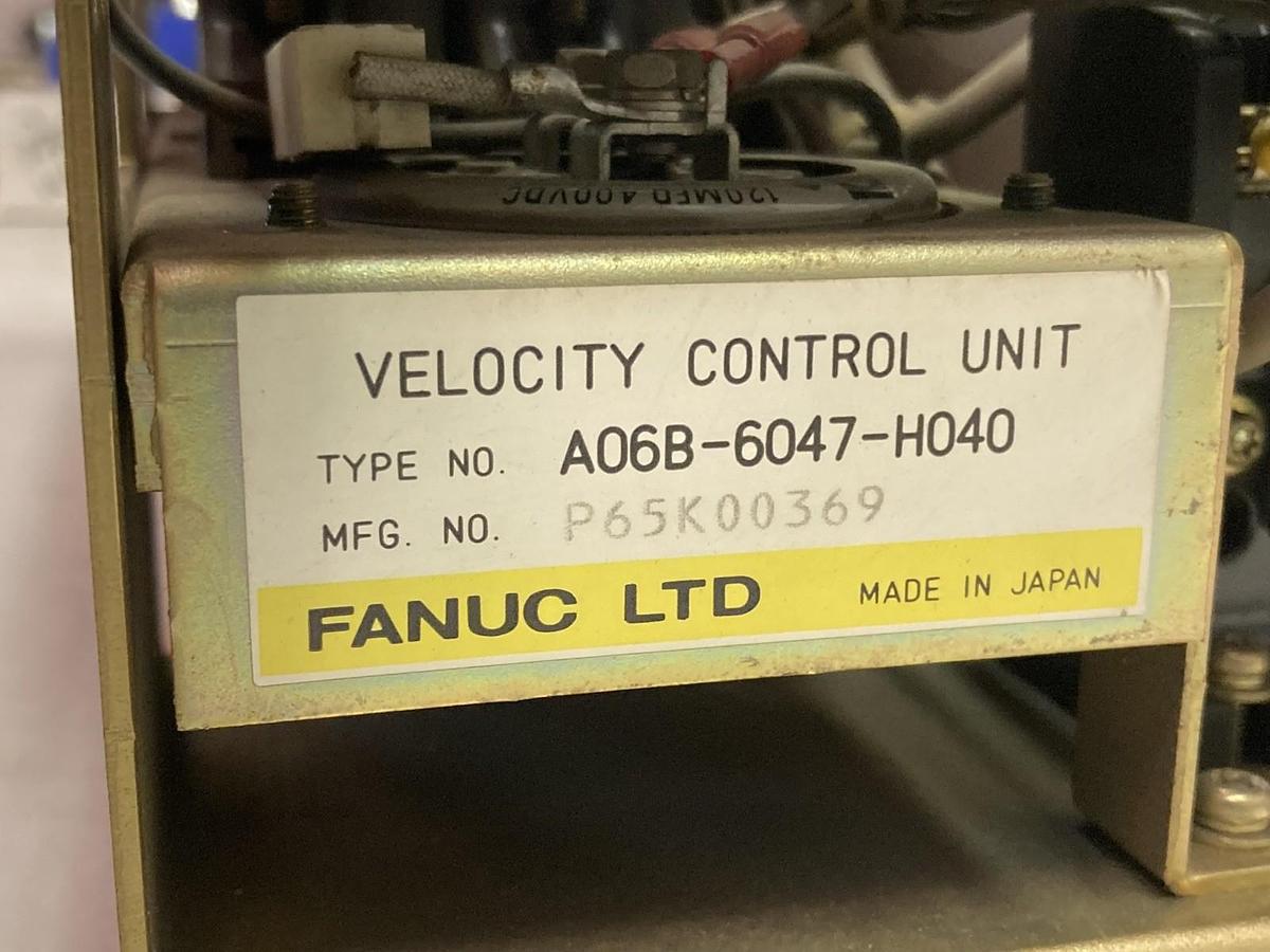 Used Fanuc,A06B-6047-H040,Velocity Control Unit