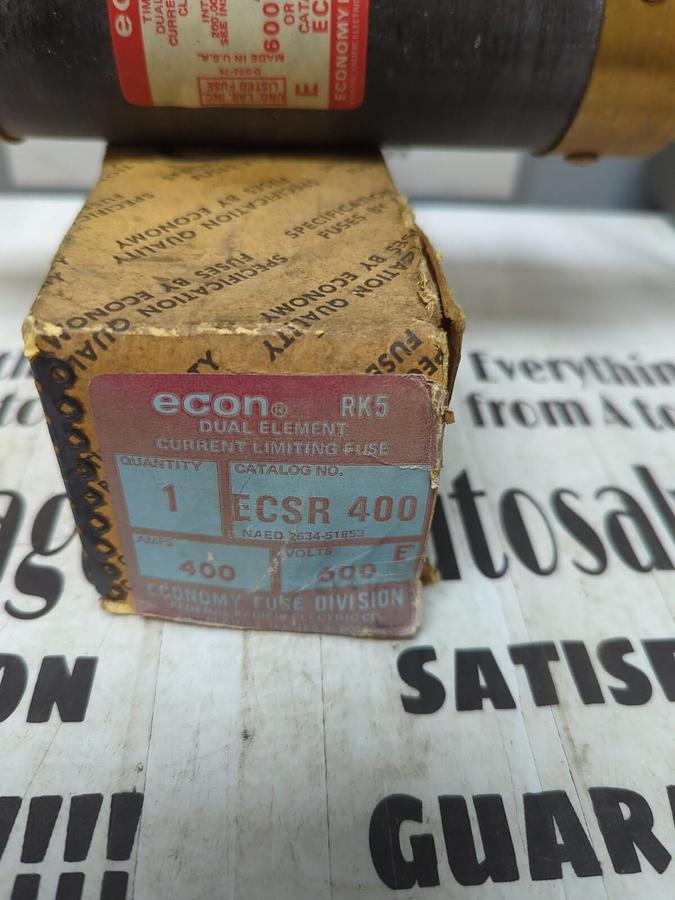 ECON,ECS-400,TIME-DELAY 400 AMP FUSE NOS