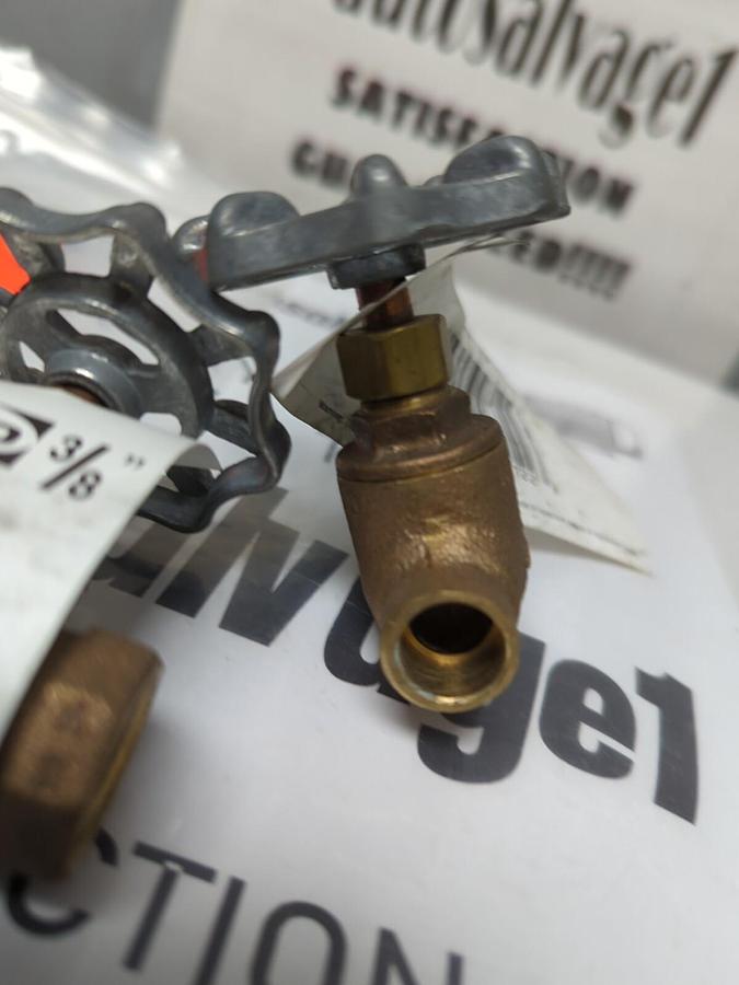 NEBCO,725,3/8 INCH STOP VALVES LOT OF 4 NOS