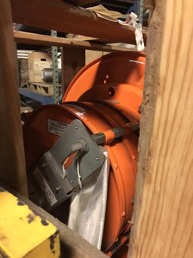 Used Gleason,S24803-123-10-1-CSA,Cable Reel 600V Designed to Stretch  70Ft 10AWG