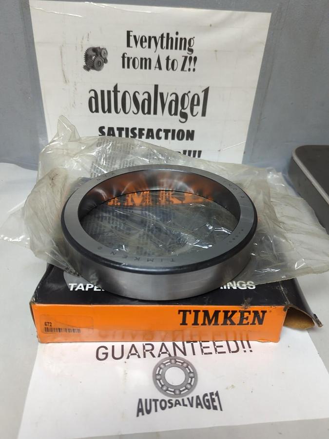 TIMKEN,672,ROLLER BEARING CUP 6-5/8 INCH OD NOS