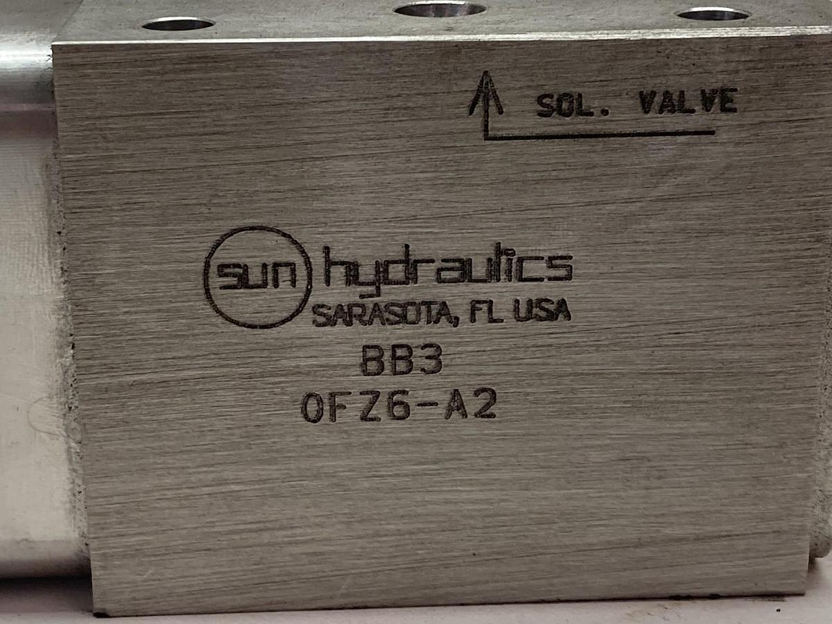 Used Sun Hydrauics,BB3 0FZ6-A2,Hydraulic Manifold Block