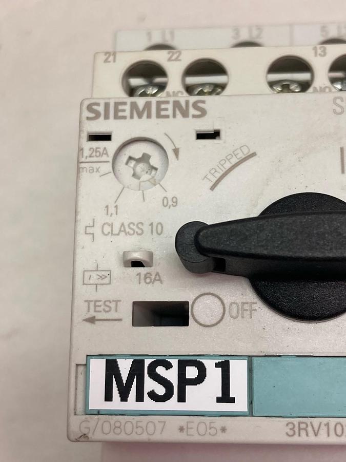 Siemens,3RV1021-0KA10,Circuit Breaker Class 10 50/60Hz