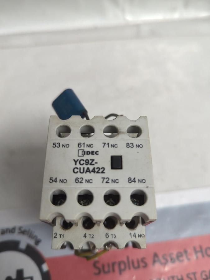 Used IDEC,YC1U-11,CONTACTOR 600V AC 24A PRE-OWNED