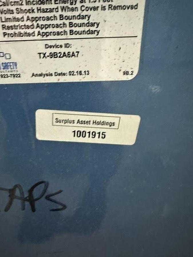 Used Acme,DTGA-063-4S,63 KVA Transformer HV 460 Delta- LV 230Y/133V 3PH
