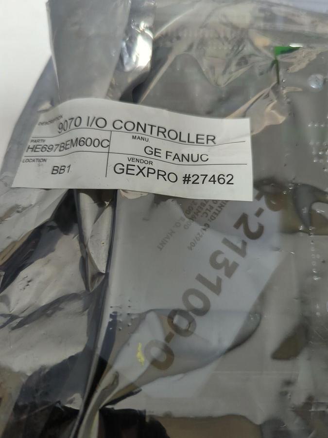 Used HORNER GE FANUC,HE697BEM600C 9070,I/O CONTROLLER REFURBISHED