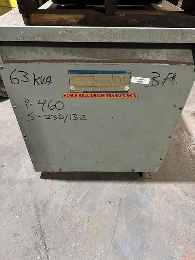 Used GE,9T2384086023,63 KVA Transformer HV 460V- LV 230Y/115V 3PH