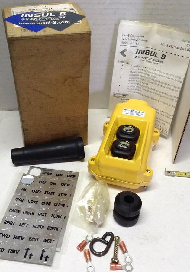 Insul 8,34214300C0B81C,Hoist Pushbutton PENDANT Switch