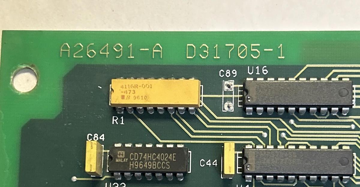 Used STOCK EQUIPMENT,D31705-1 / A26491-A,CONTROL BOARD