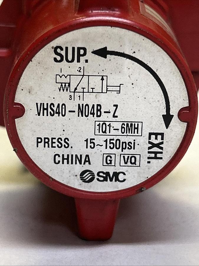 Used SMC,VHS40-N04B-Z,PRESSURE RELIEF VALVE