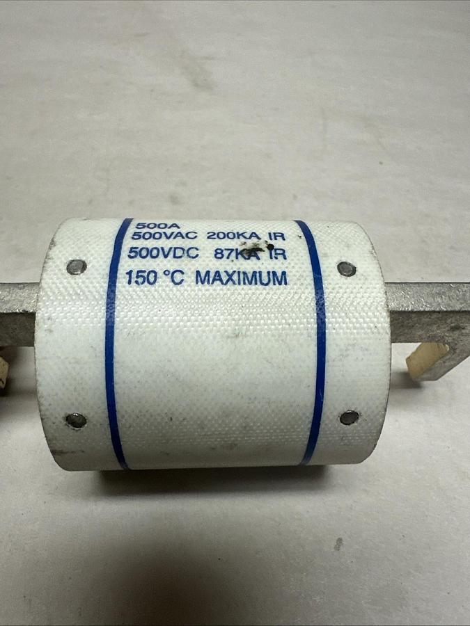 Used Ferraz Shawmut,A50QS500-4,500 Amp Semi-Conductor Fuse