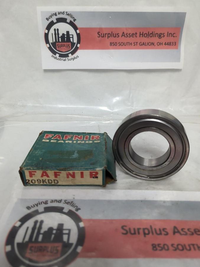 FAFNIR,209KDD,SHIELDED DEEP GROOVE BALL BEARING NOS