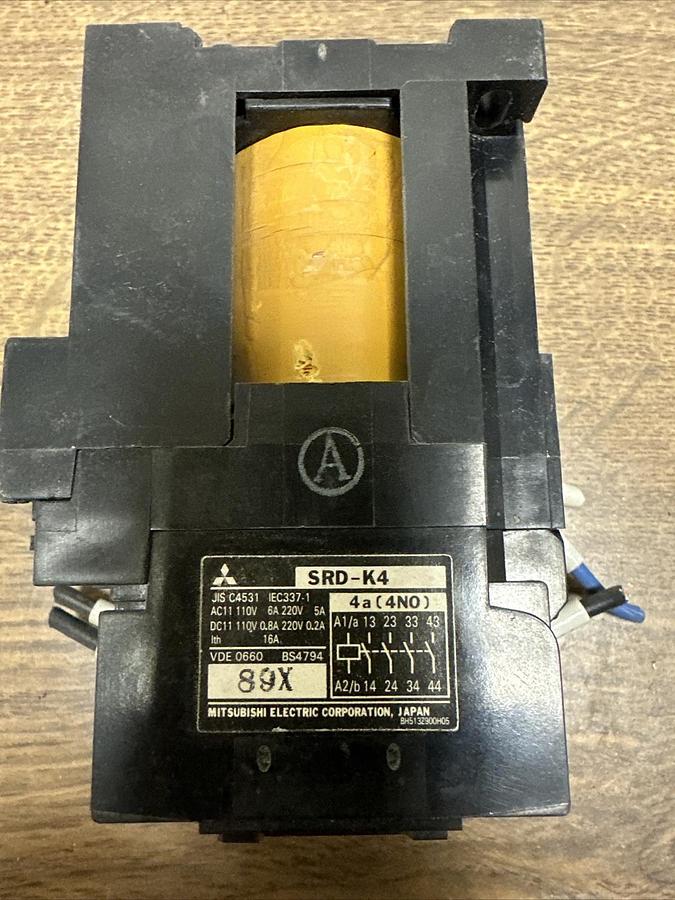 Used Mitsubishi,SRD-K4,Magnetic Contactor