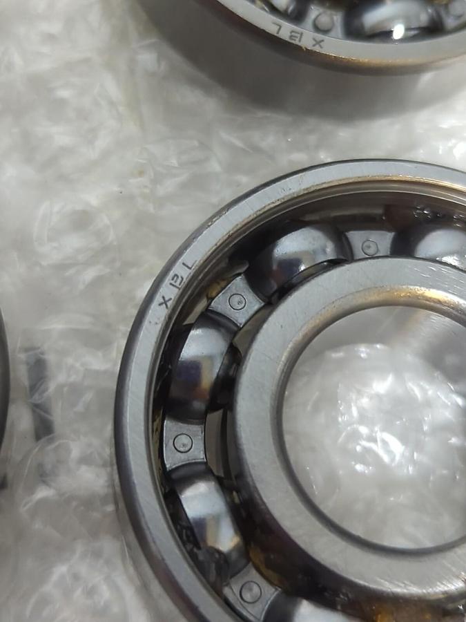 XBL BEARING,6204 C3,DEEP GROOVE BALL BEARING LOT OF 6 MISSING BOXES