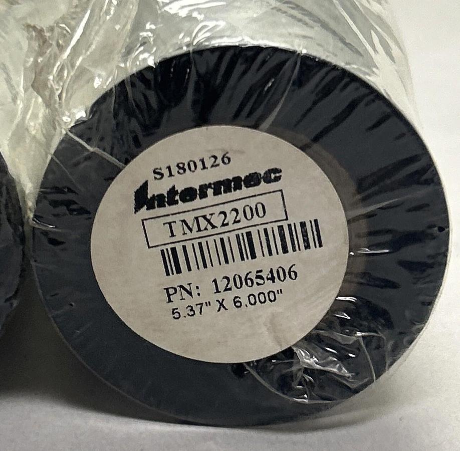 INTERMEC,12065406,RIBBON 5.374 X 6000" PREMIUM WAX RESIN LOT OF 2 NOS