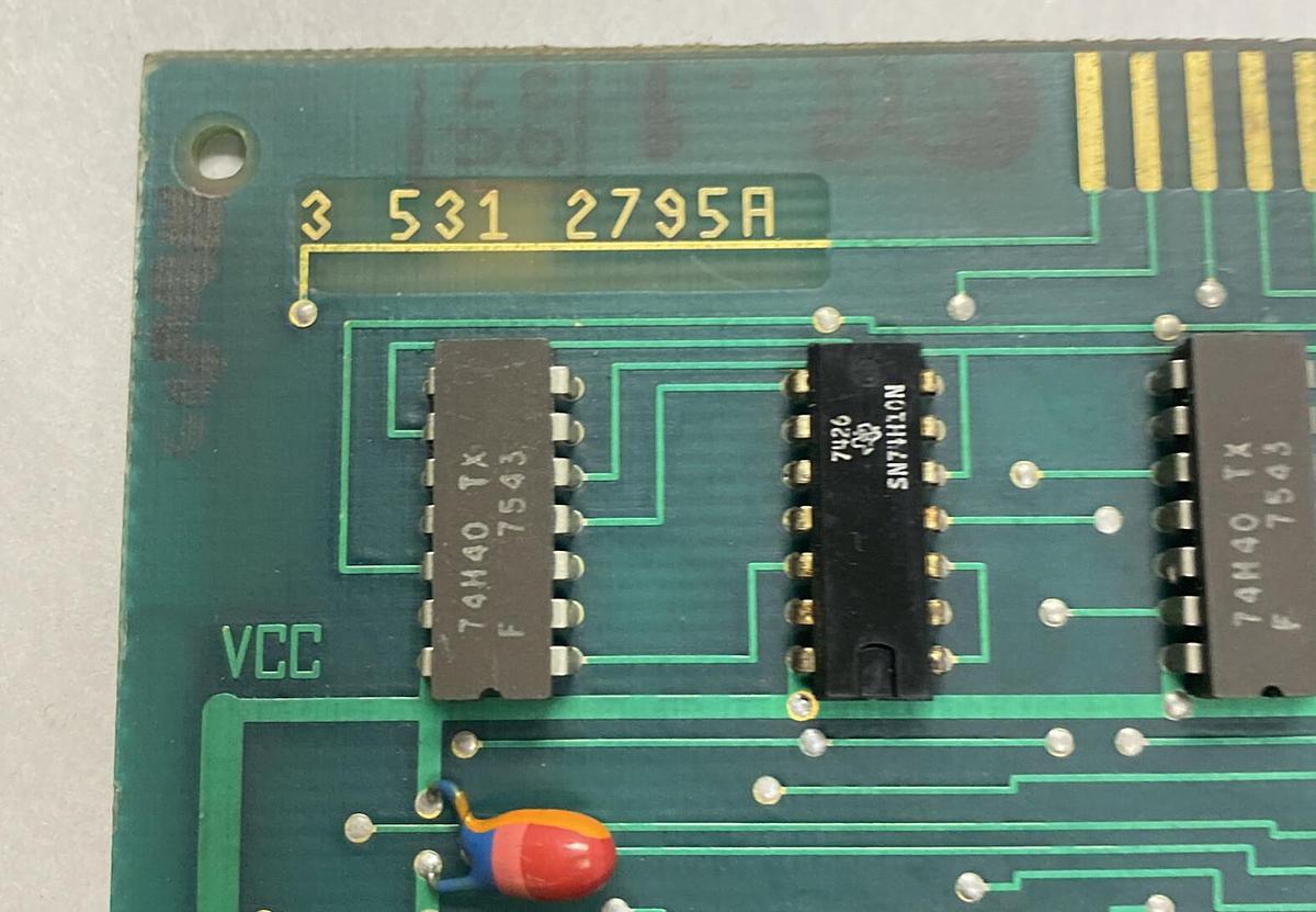 Used CINCINNATI MILACRON,3-531-2795A,PC CONTROL BOARD