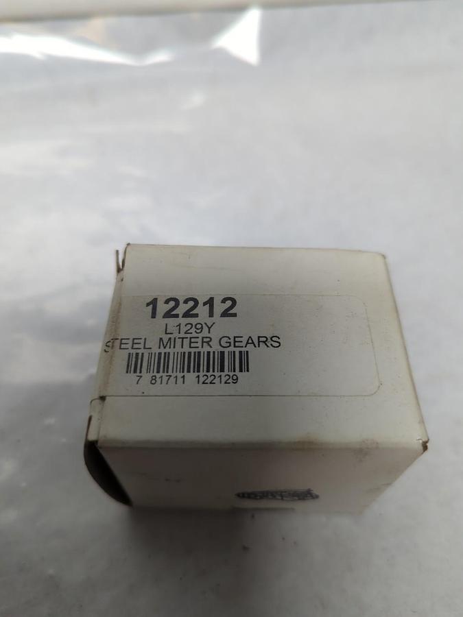 BOSTON GEAR,L129Y,STEEL MITER GEAR NOS