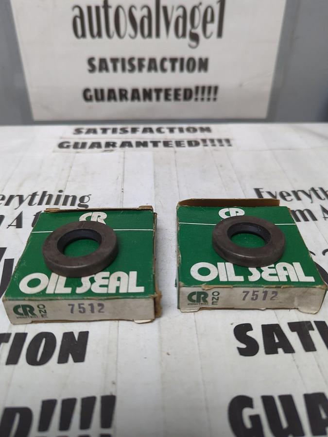 CHICAGO RAWHIDE,7512,OIL SEALS LOT OF 2 NOS