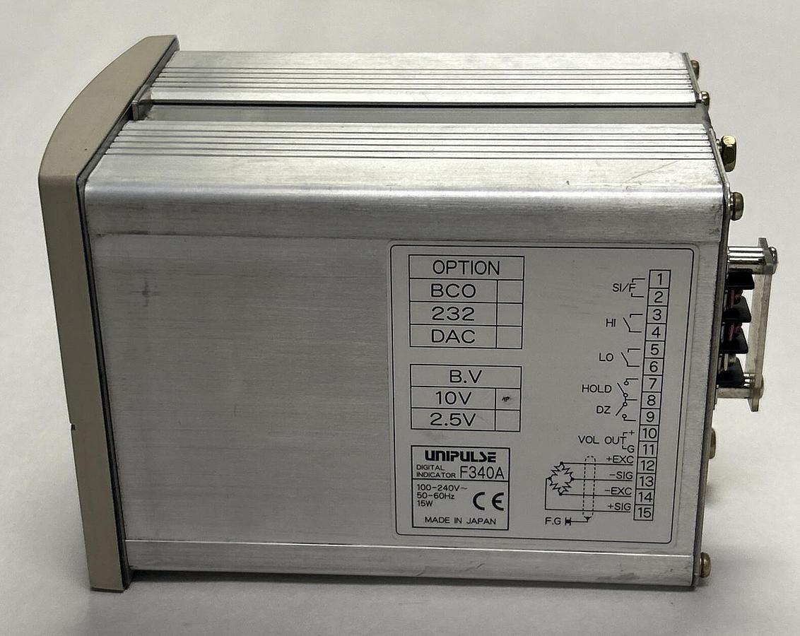 Used UNIPULSE,F-340A,DIGITAL INDICATOR