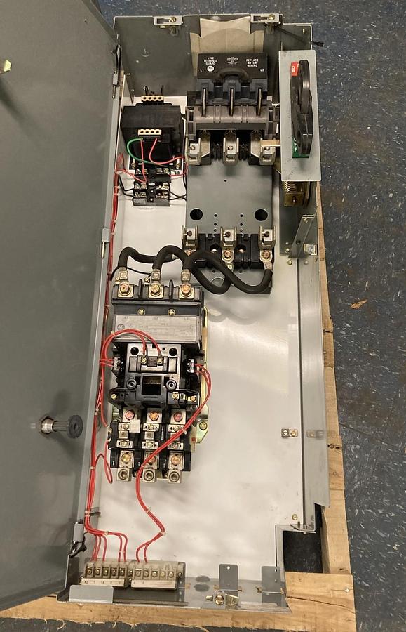 Used Allen-Bradley,2112B,Size 4 45" MCC Fused Starter Bucket 60HP